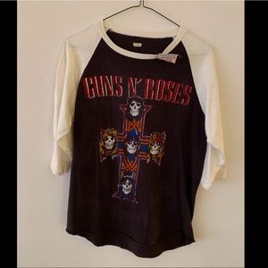 Madeworn Guns N’ Roses Baseball T-Shirt NWT Sz M